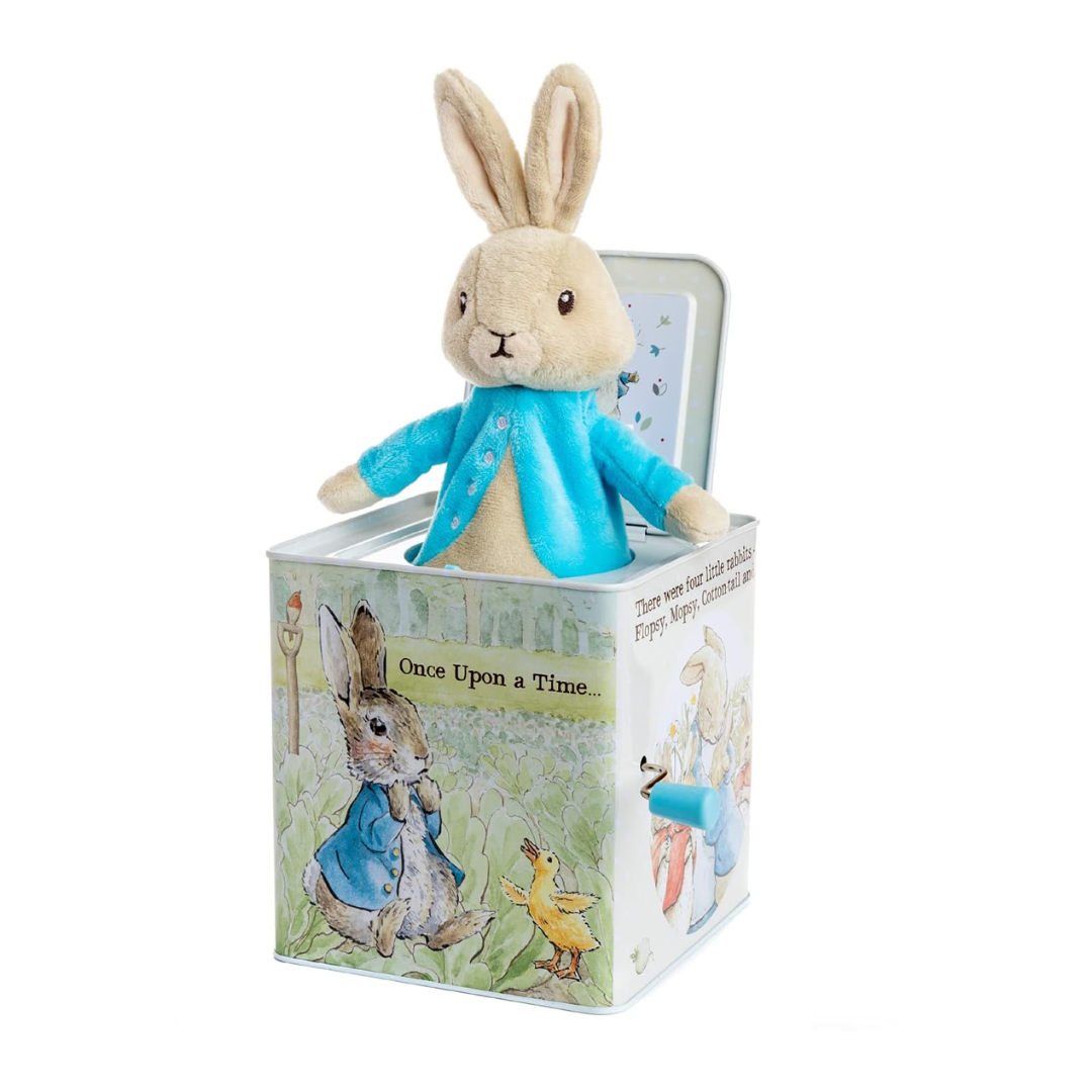 Kids Preferred Peter Rabbit Toy Bundle | Jack in the Box with Soft Sensory Book | Once Upon a Time (exclusive)