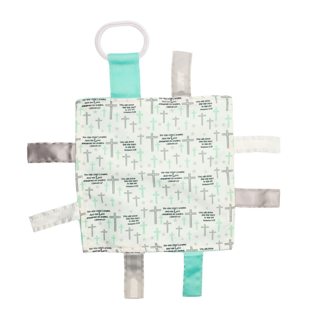 Baby Jack and Company Prayer Baptism Baby Tag Keepsake Square