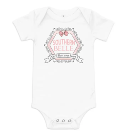 Little Hometown Southern Belle Cotton Onesie