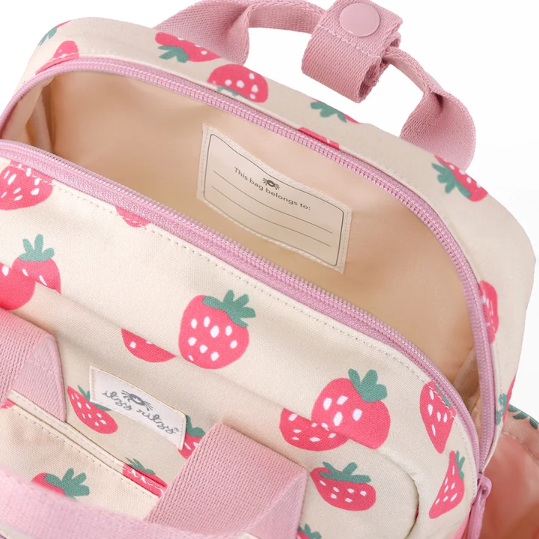 Itzy Ritzy Itzy Bitzy Backpack | Strawberries and Cream