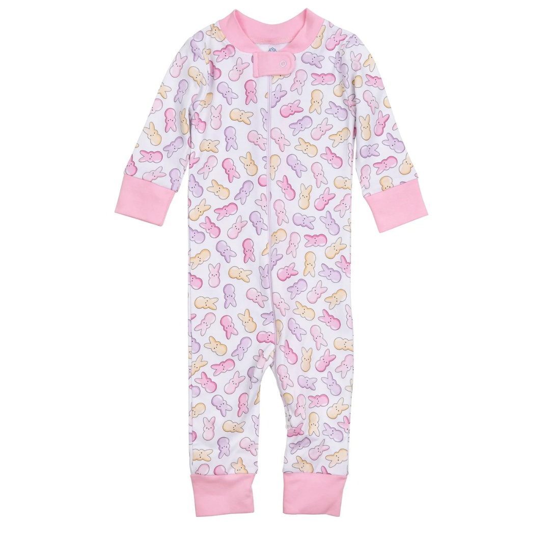 Magnolia Baby Peep-tastic! Zipper Pajamas