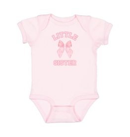 Sweet Wink Little Sister Bow Short Sleeve Bodysuit