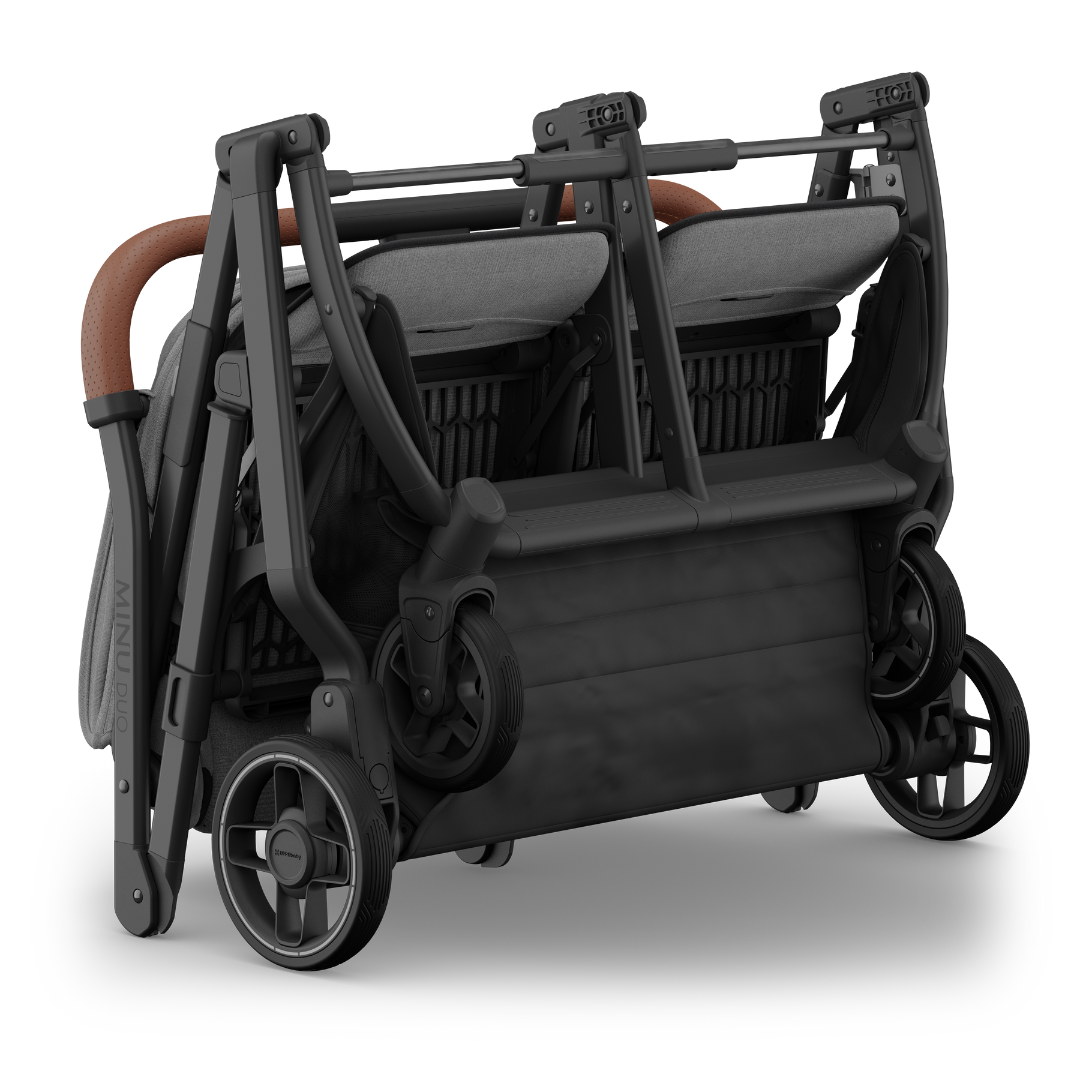 UPPAbaby UPPAbaby Minu Duo Compact Double Stroller | Carbon Frame