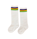 Lulu Bebe Mardi Gras Knee High Socks