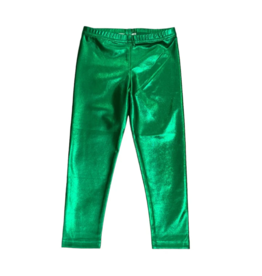 Lulu Bebe Metallic Green Leggings