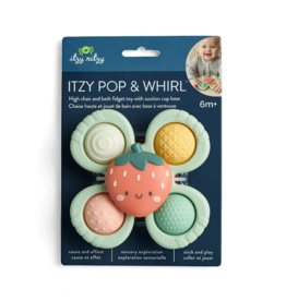 Itzy Ritzy Itzy Pop & Whirl Sensory Toy | Strawberry