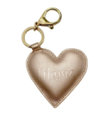 Itzy Ritzy Gold Mama Heart Diaper Bag Charm Keychain