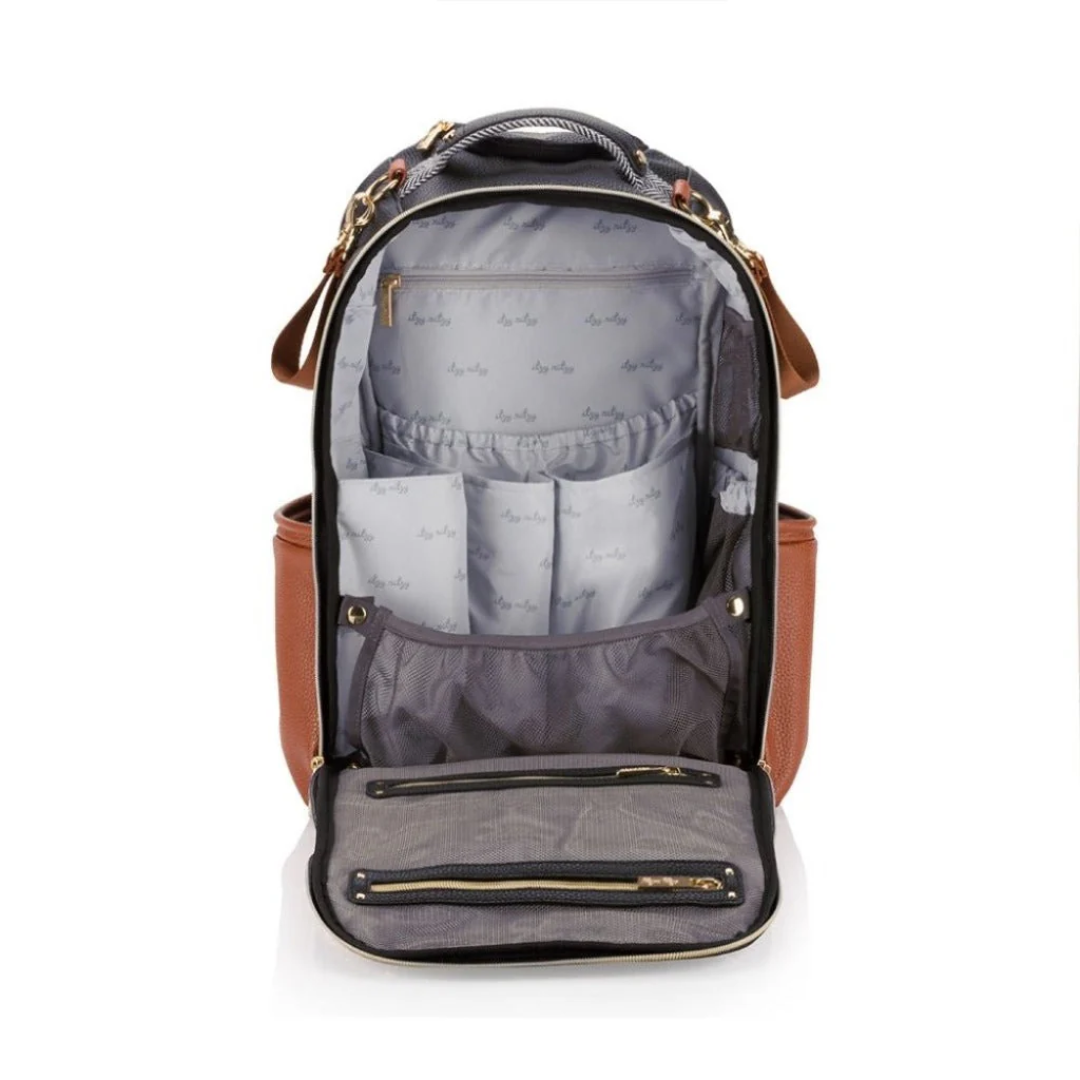 Itzy Ritzy Itzy Ritzy Boss Plus Backpack Diaper Bag | Coffee and Cream