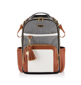 Itzy Ritzy Itzy Ritzy Boss Plus Backpack Diaper Bag | Coffee and Cream
