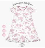 Maison Nola Storyland Toile Bamboo Little Girl Gown | Pink