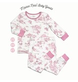 Maison Nola Storyland Toile Bamboo Toddler Pajama Set | Pink