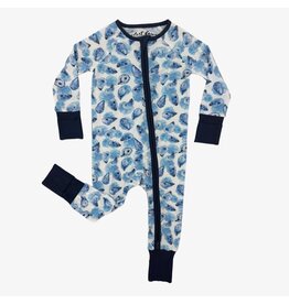 Velvet Fawn Bamboo Zipper Pajamas | Blue Lagoon Oysters