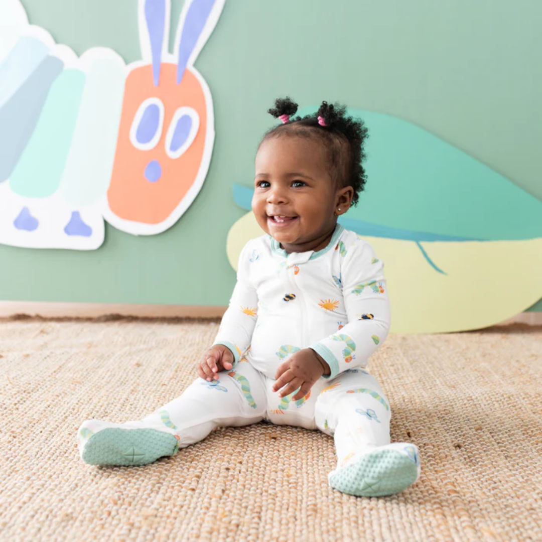 Kyte Baby Kyte Bamboo Zippered Footie | The Very Hungry Caterpillar™ and Friends