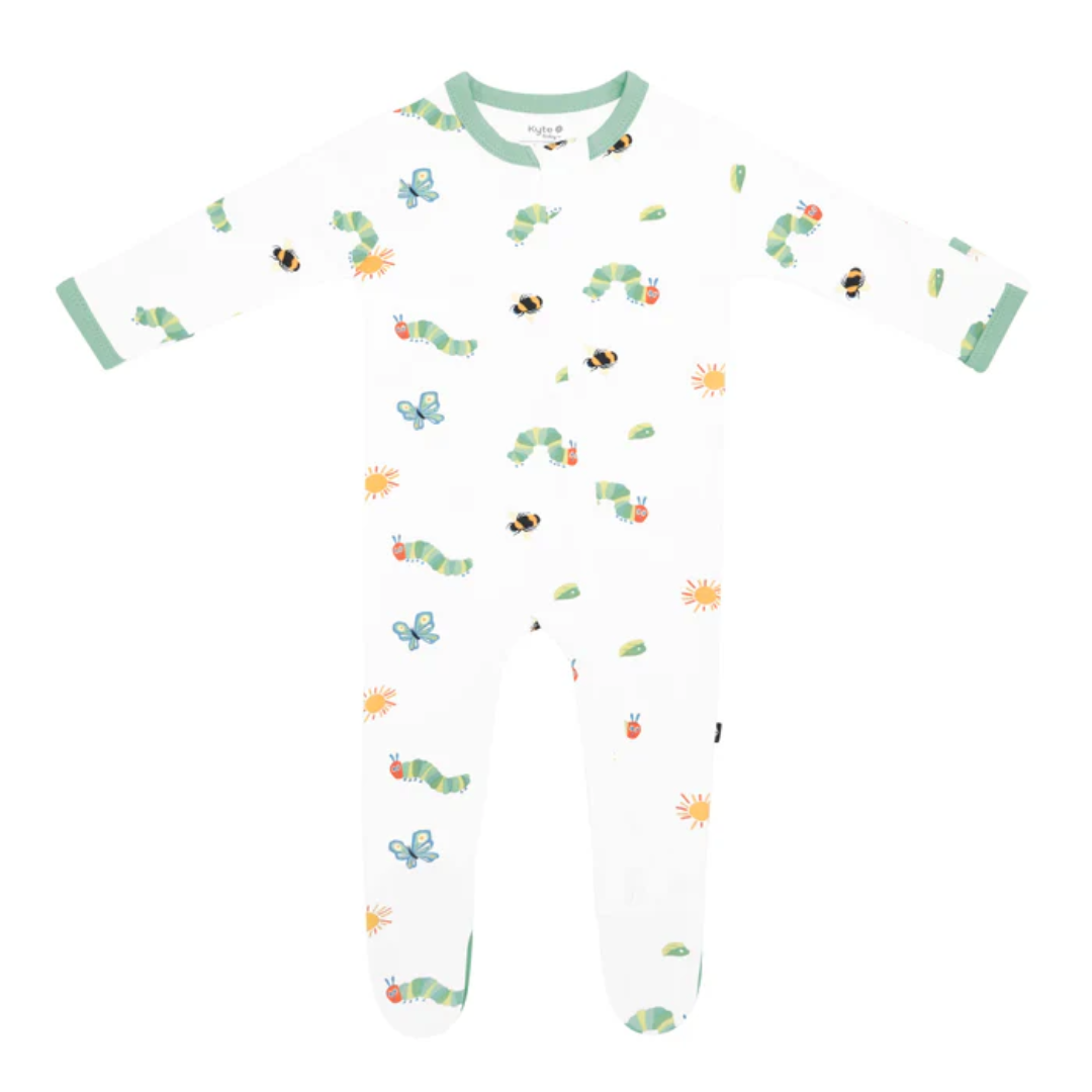 Kyte Baby Kyte Bamboo Zippered Footie | The Very Hungry Caterpillar™ and Friends
