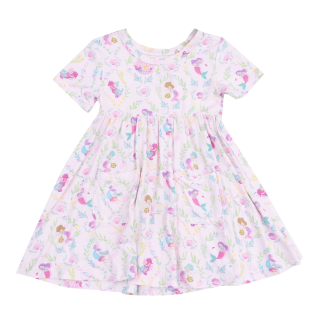 Angel Dear Mermaids S/S Twirly Dress