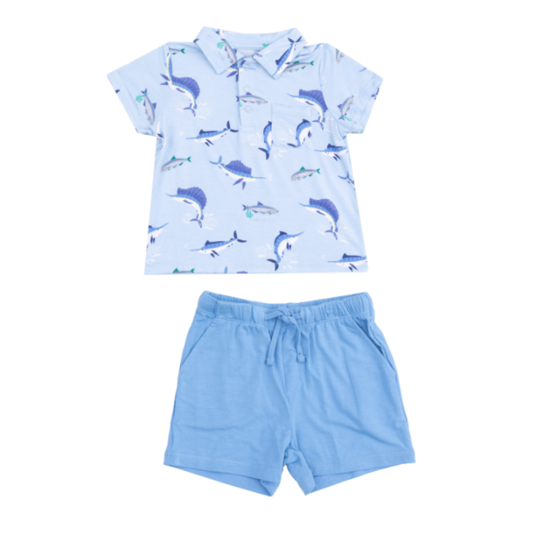 Angel Dear Deep Sea Fishing Polo Set