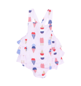 Angel Dear American Ice Cream Ruffle Sunsuit