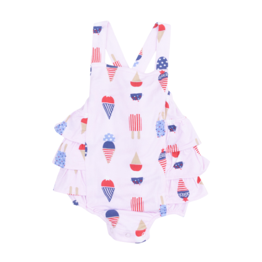 Angel Dear American Ice Cream Ruffle Sunsuit