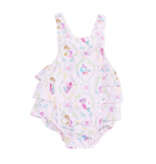 Angel Dear Mermaids Ruffle Sunsuit