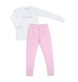 Magnolia Baby Big Sister Pima Embroidered Long Pajamas