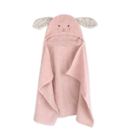 Mon Ami Pink Faith Bunny Hooded Towel