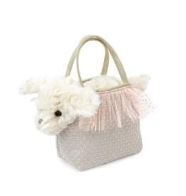 Mon Ami Sugar Maltese Puppy Plush Toy & Purse Set