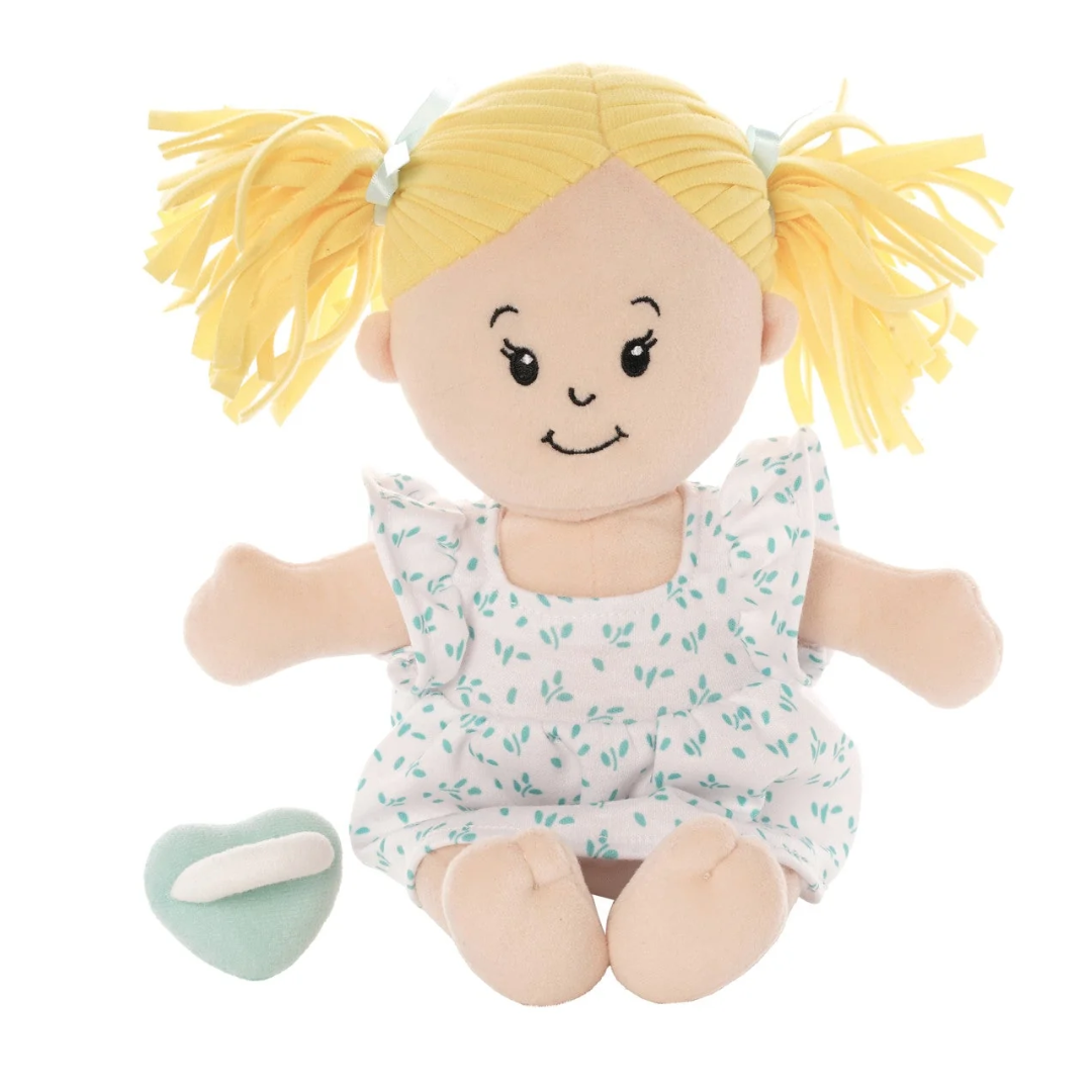 Manhattan Toys Love, Stella Doll Peach | Blonde Pigtails