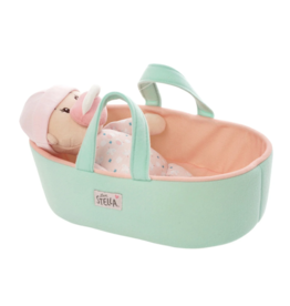 Manhattan Toys Love, Stella My First Doll Peach & Bassinet