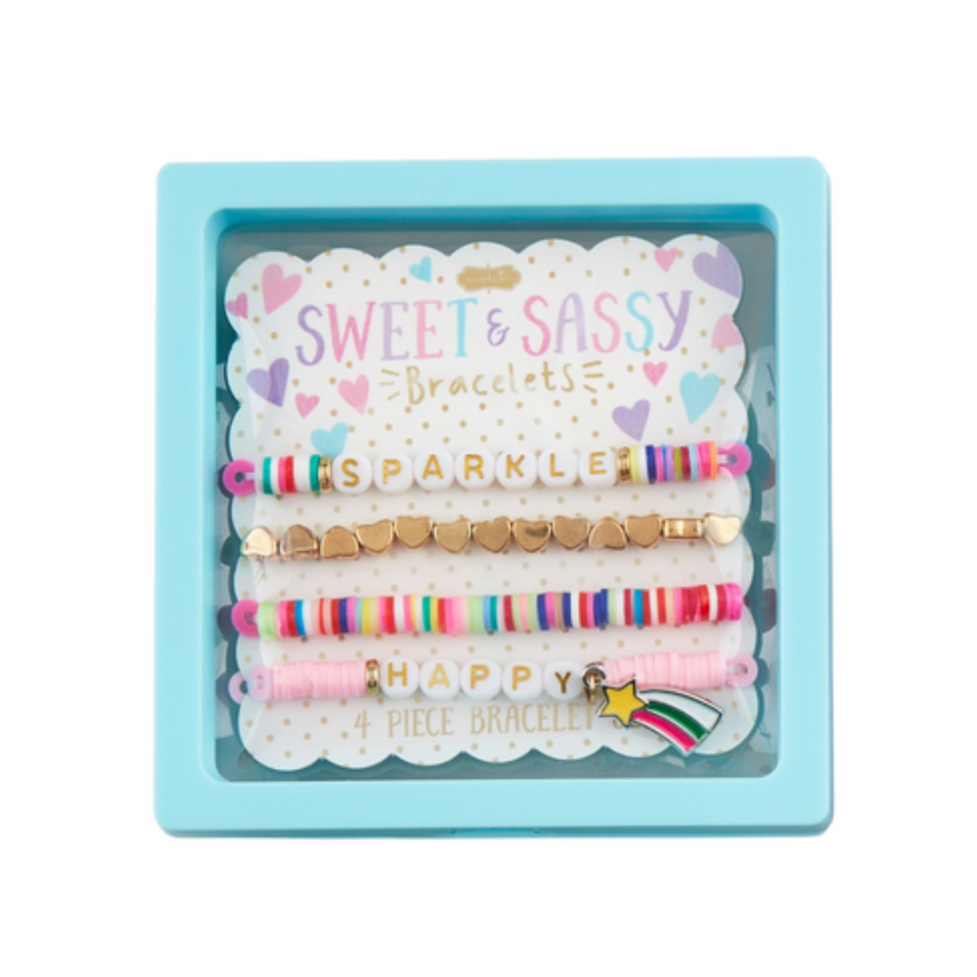 Mud Pie Happy Beaded Bracelets