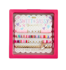 Mud Pie Xoxo Beaded Bracelets