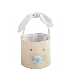 Mud Pie Bunny Face Easter Basket - Small