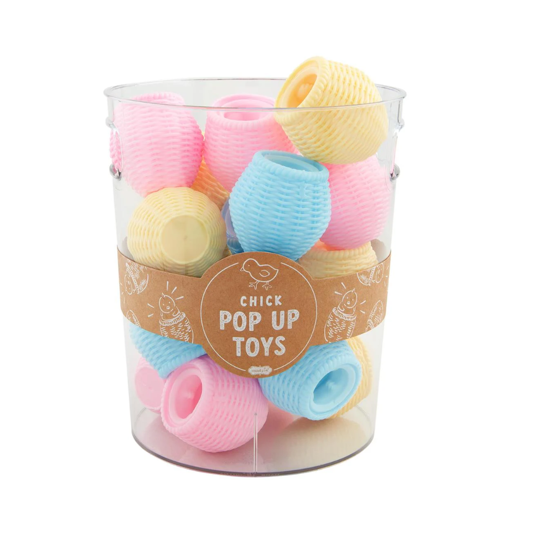Mud Pie Easter Chick Pop Up Sensory Toy | Assorted