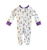 Lulu Bebe Mardi Gras Pup Pima Footies