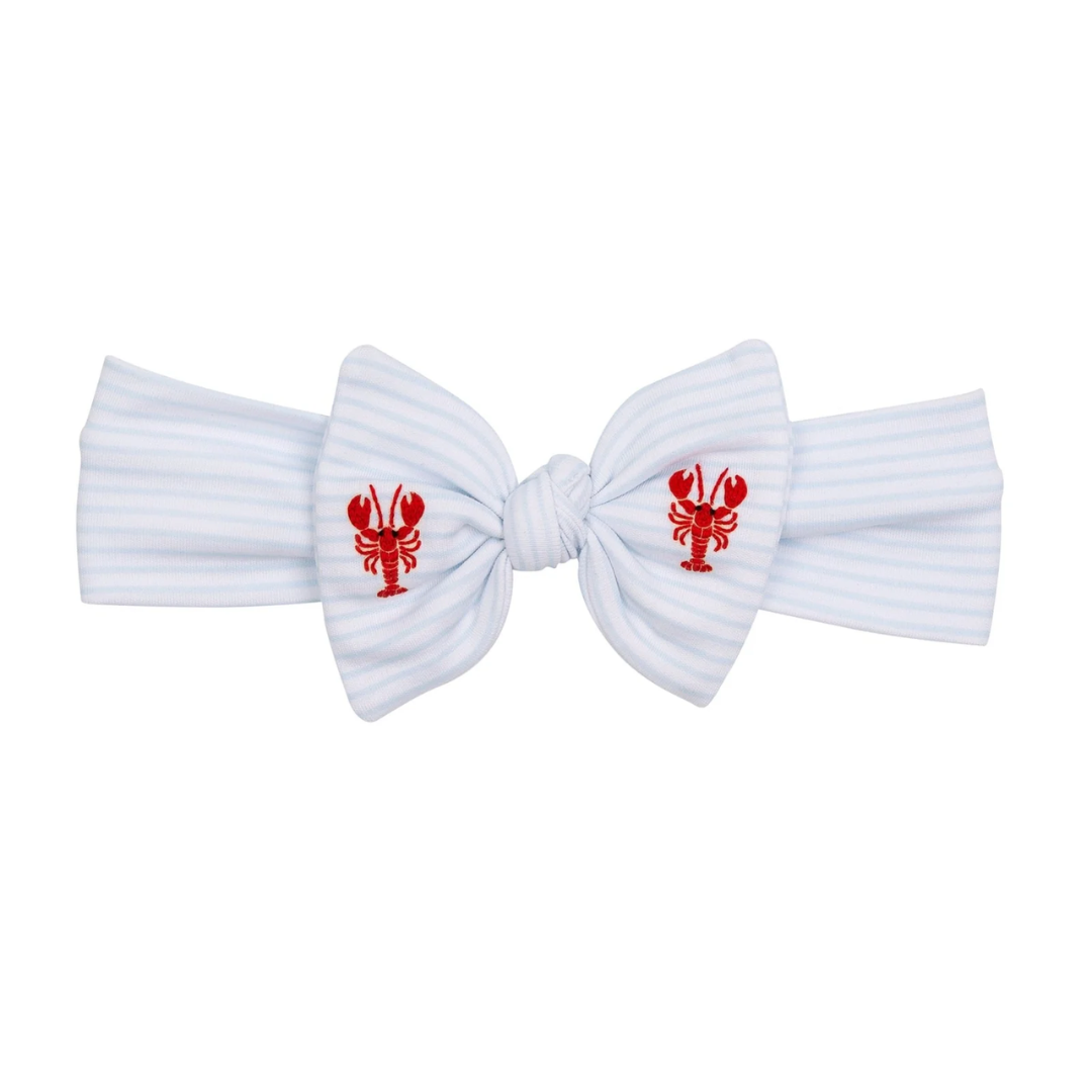 Magnolia Baby Lil' Snappers Crawfish Embroidered Headband