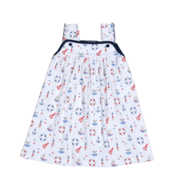 Baby Loren Ahoy Sailor Pima Dress