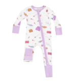 Angel Dear Fishing Things Pink 2 Way Zipper Romper