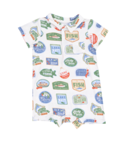 Angel Dear Bait Shop Signage Polo Shortie