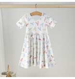 Nola Tawk Colorful Claws Crawfish Cotton Twirl Dress