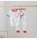 Nola Tawk Colorful Claws Crawfish Organic Cotton Pajama Set
