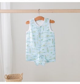 Nola Tawk Gator Games Organic Muslin Shortall