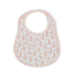 Magnolia Baby Bunny Patch Pima Bib | Pink