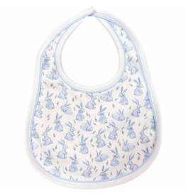 Magnolia Baby Bunny Patch Pima Bib | Light Blue