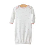 Nola Tawk Fleur De Rose Organic Cotton Newborn Gown