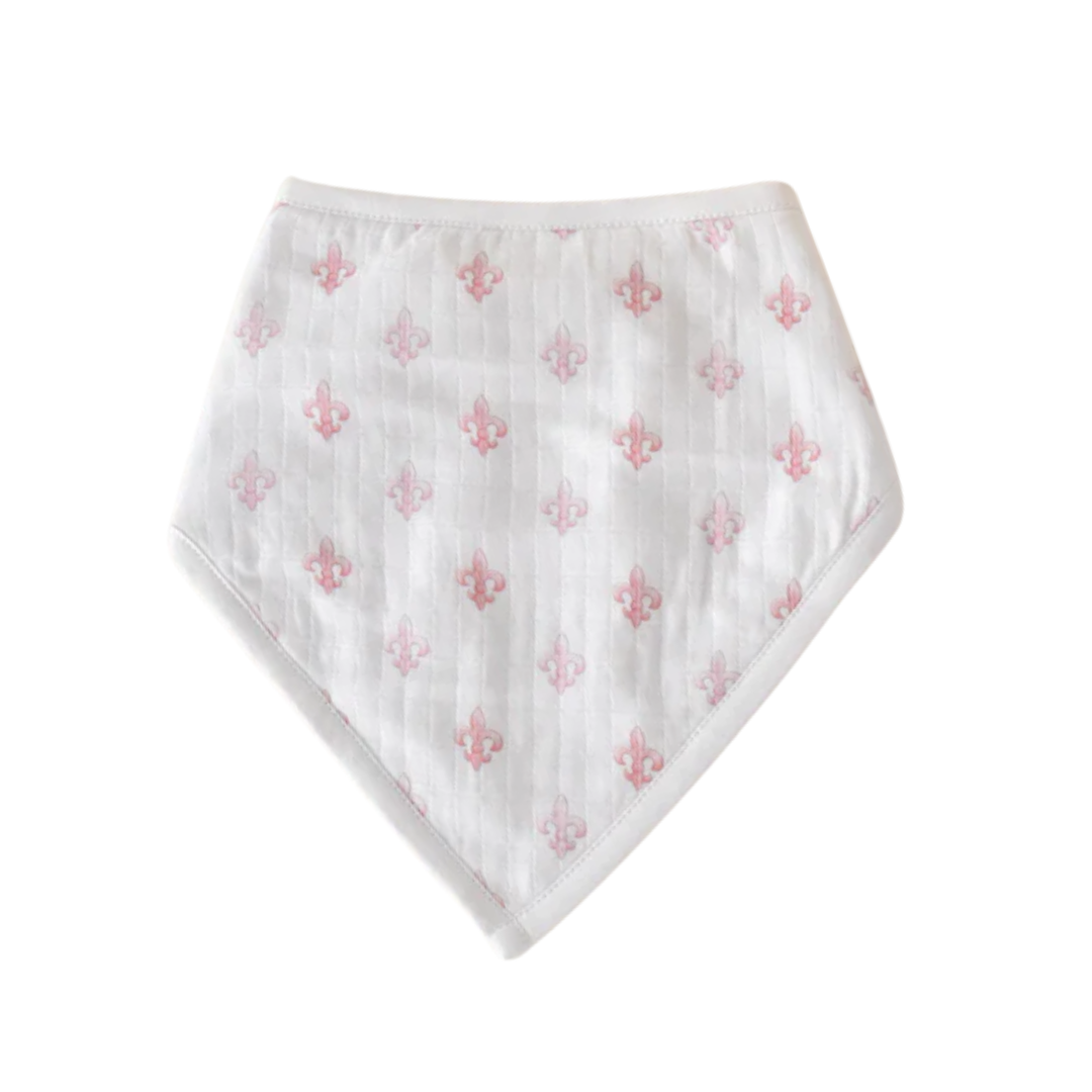 Nola Tawk Fleur De Rose Organic Cotton Muslin Bib