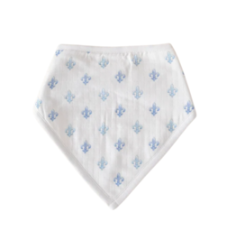 Nola Tawk Fleur De Bleu Organic Cotton Muslin Bib