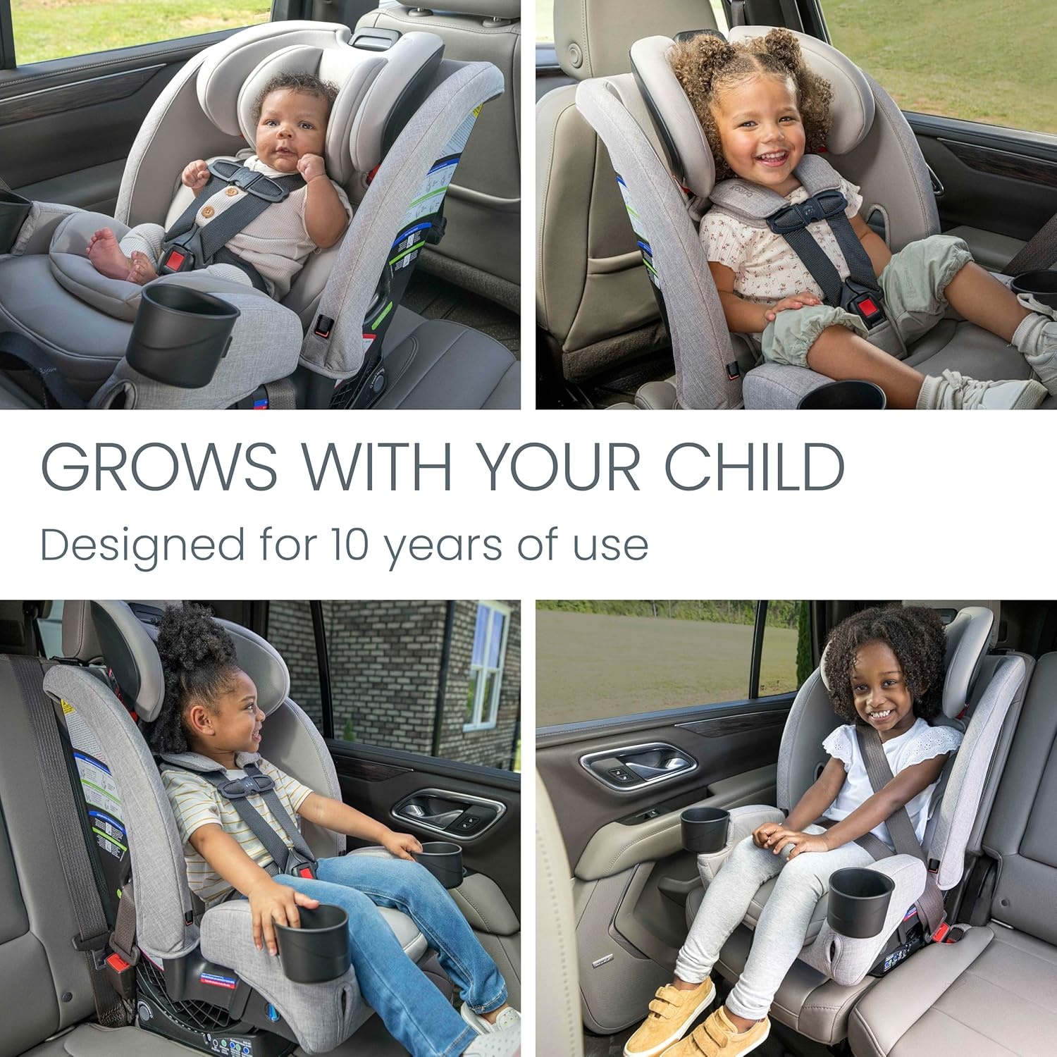 Britax Britax One4Life Slim Clicktight All-in-One Car Seat and Booster Combo