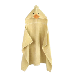 Mon Ami Yellow Puddles Duck Hooded Towel