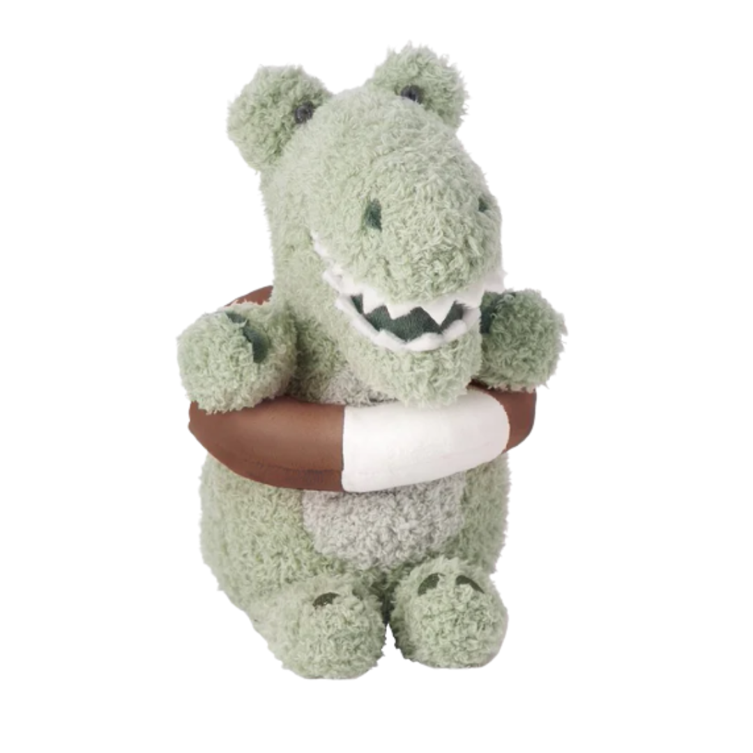 Elegant Baby Plush Alligator w/ Safety Preserver