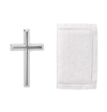 Elegant Baby Heirloom Bible and Cross Christening Gift Set