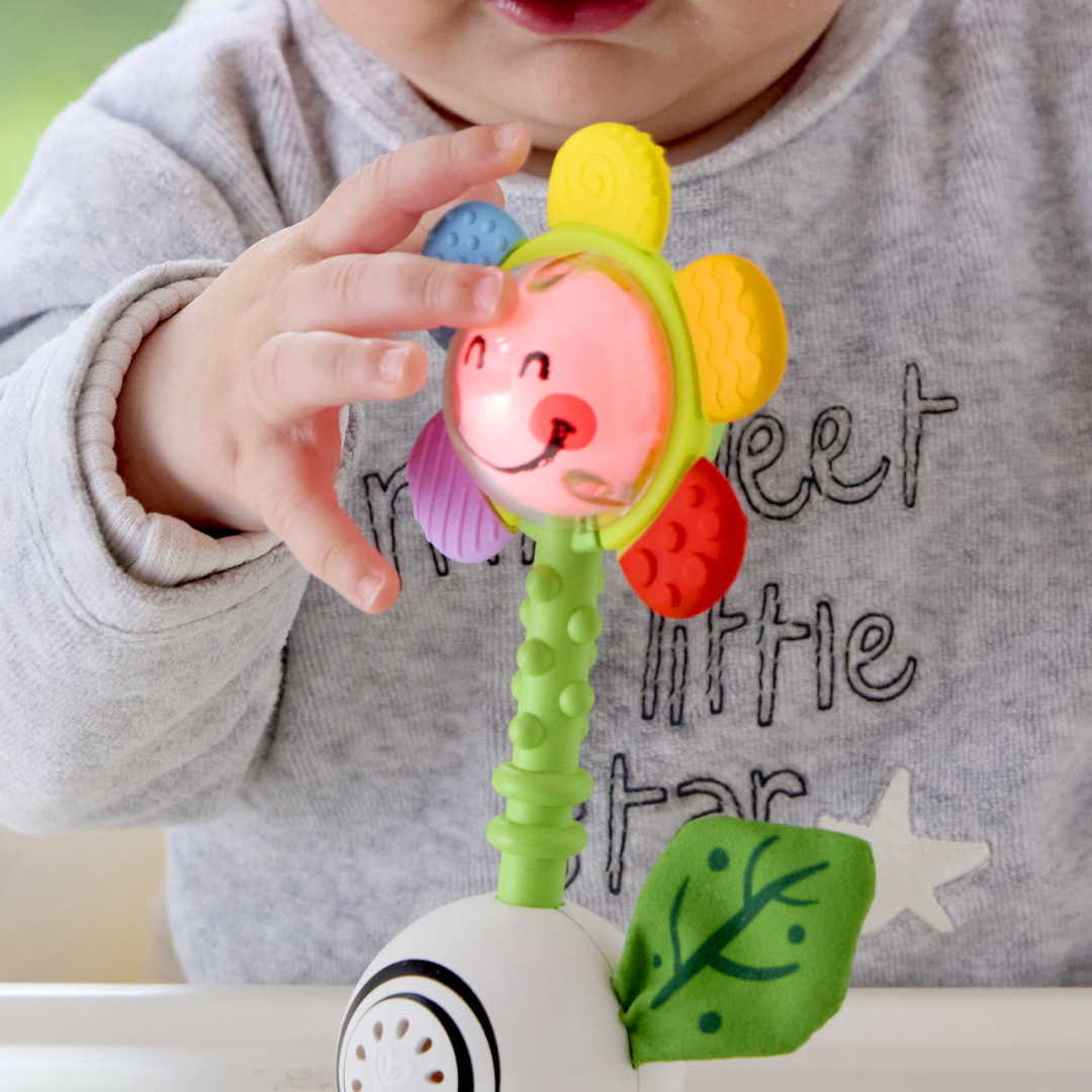 Hape Shake 'n Sparkle Flower Rattle